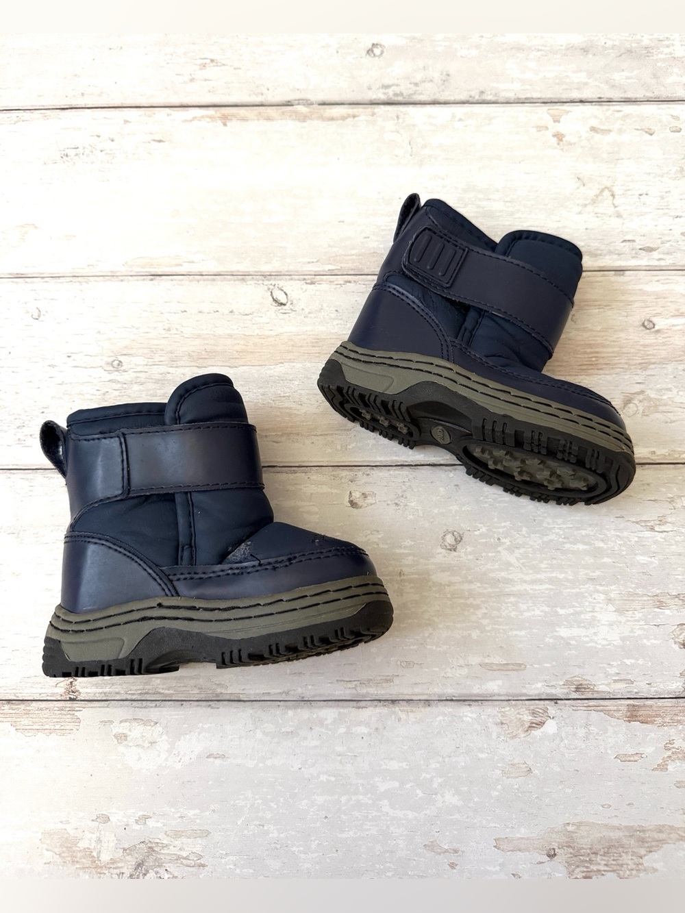 Baby Boys Size 5 Snow Boots Moon Boots Navy Blue Kids Shoes Circo Toddler